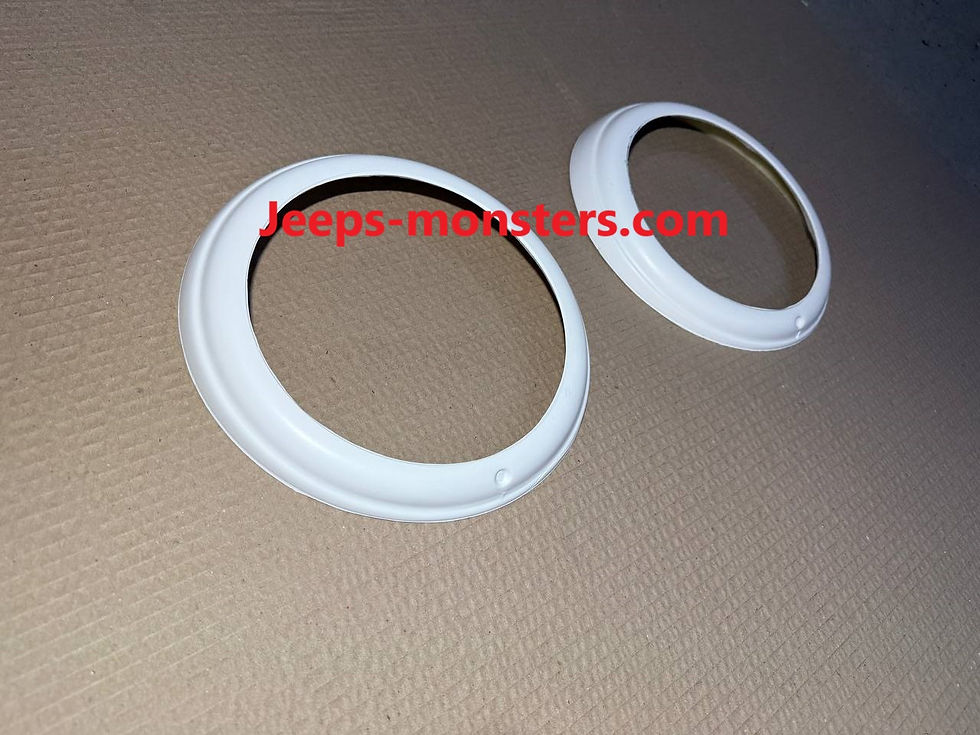 Thumbnail: Fiberglass rings for the front headlight bezels for 300SL.
