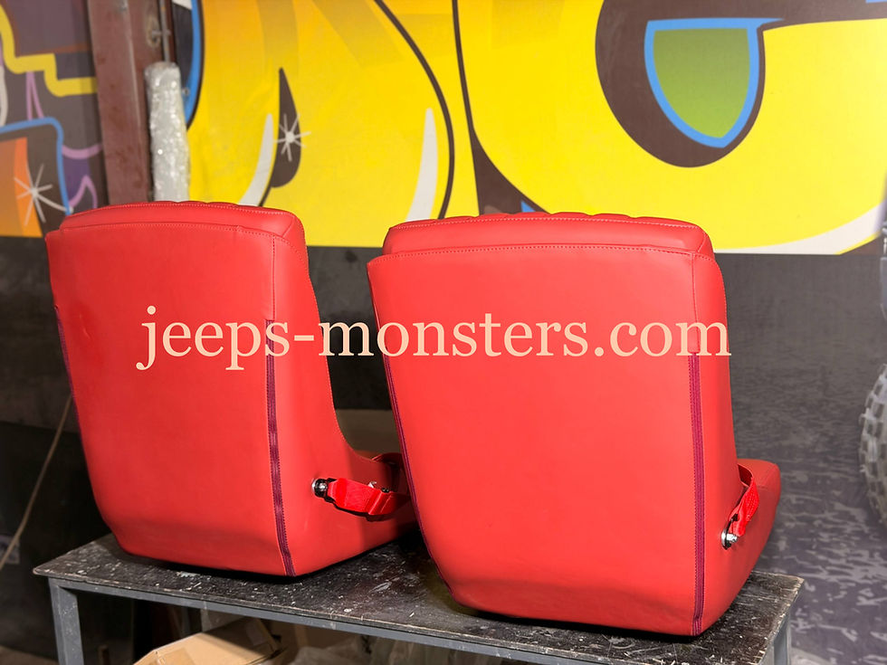 Thumbnail: Pair of ready-to-install seats for Mercedes 300 SL.