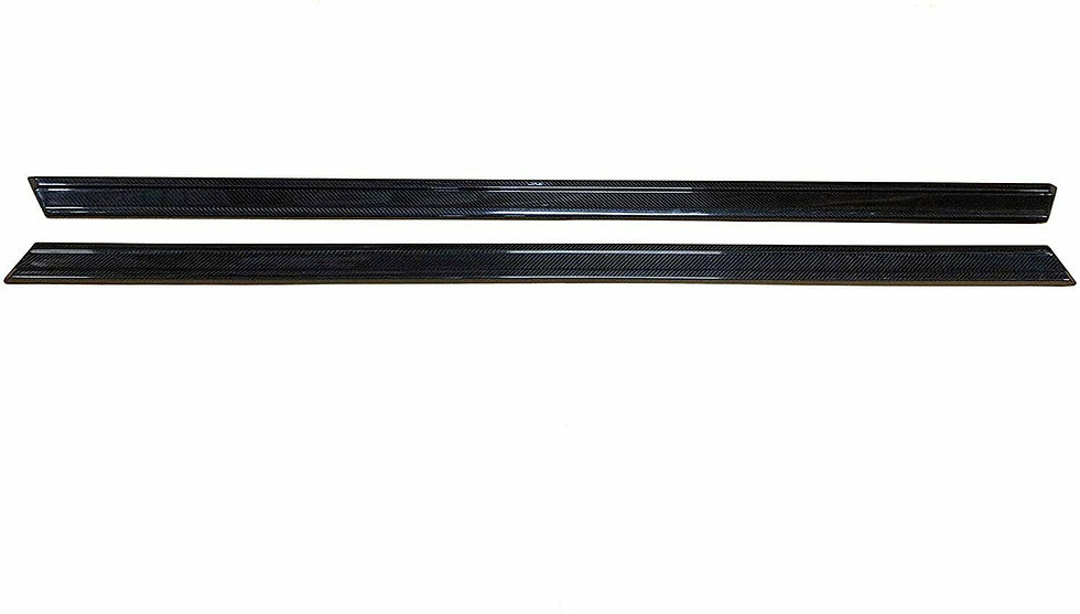 Thumbnail: Carbon fiber sill moldings under the doors for Gelendvagen