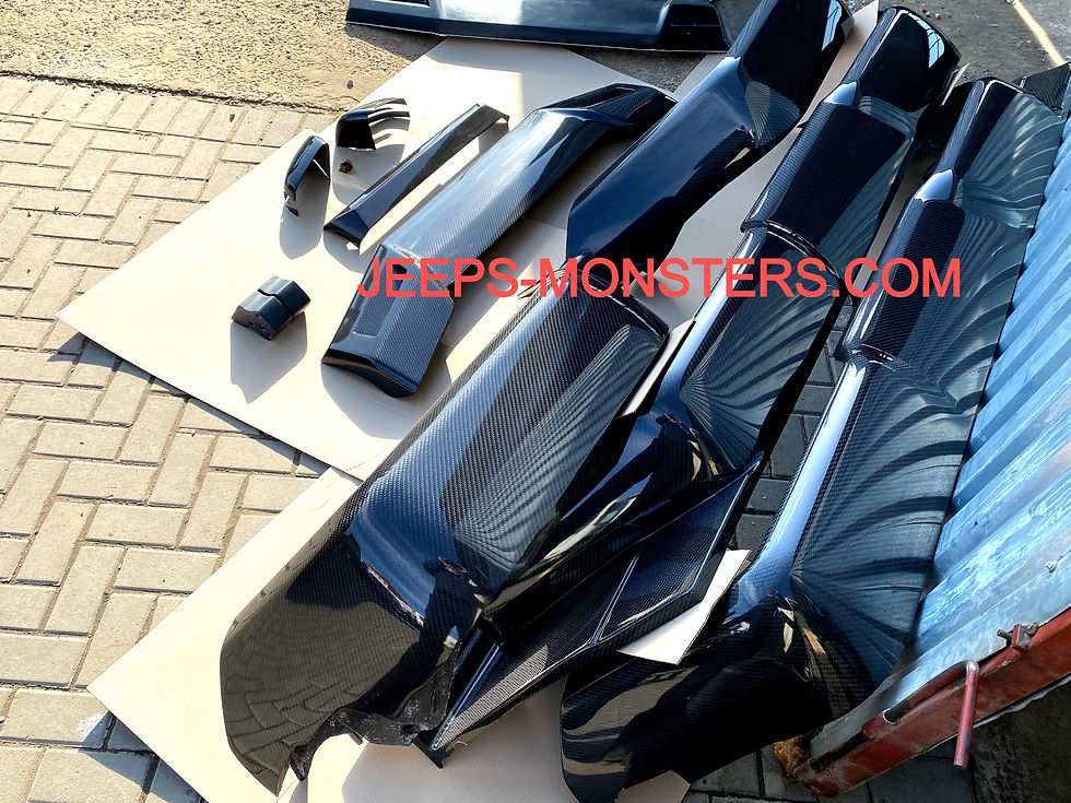 Thumbnail: Wheel arch ( carbon ) for Mercedes G class 6×6