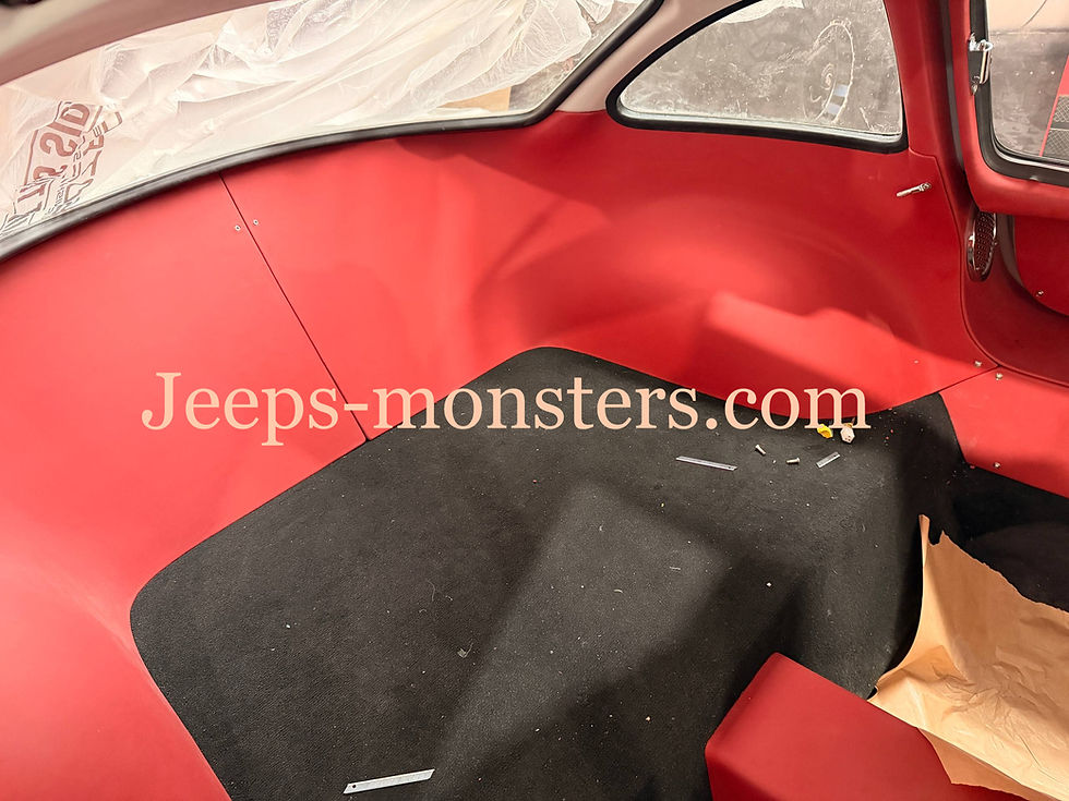 Thumbnail: Rear interior trim panel for Mercedes 300 SL.