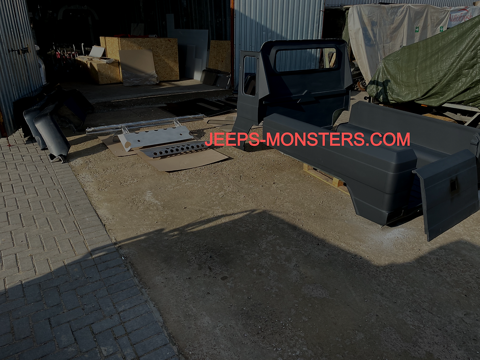 Thumbnail: Body parts set for alteration in 6×6 for Mercedes G-class