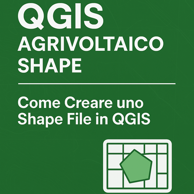 QGIS e Progetti Agrivoltaici: Come Creare uno Shape File in Modo Semplice (Guida Passo Passo)