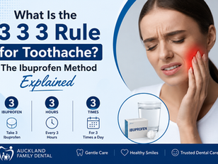 What Is the 3 3 3 Rule for Toothache? The Ibuprofen Method Explained