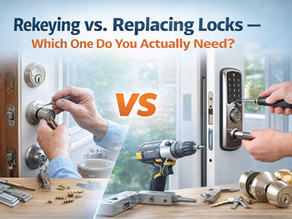 Rekeying vs. Replacing Locks — Which One Do You Actually Need?