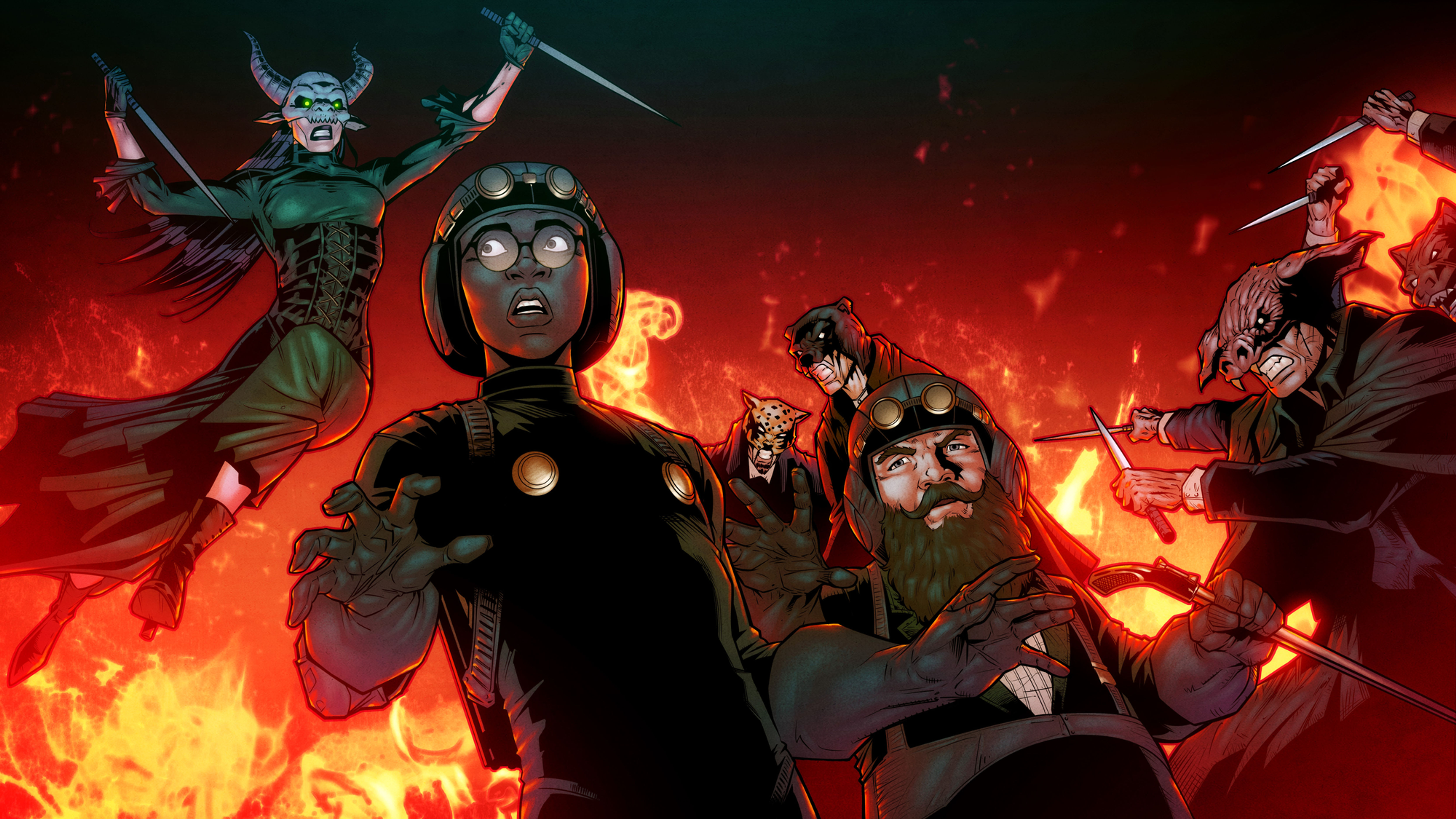 Aldous Spark "Surrounded" Print