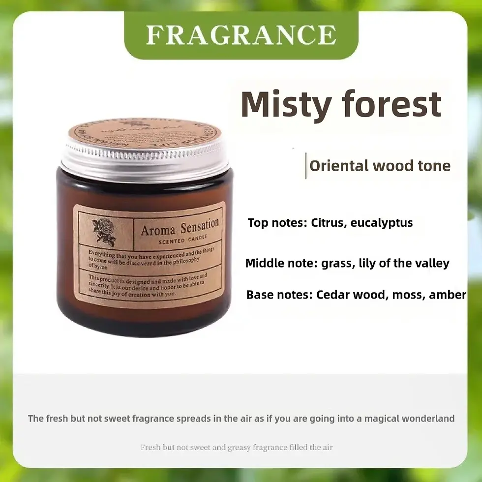Thumbnail: Scented Candles Smokeless Soy Candle Essential Oil Aromatic Candle