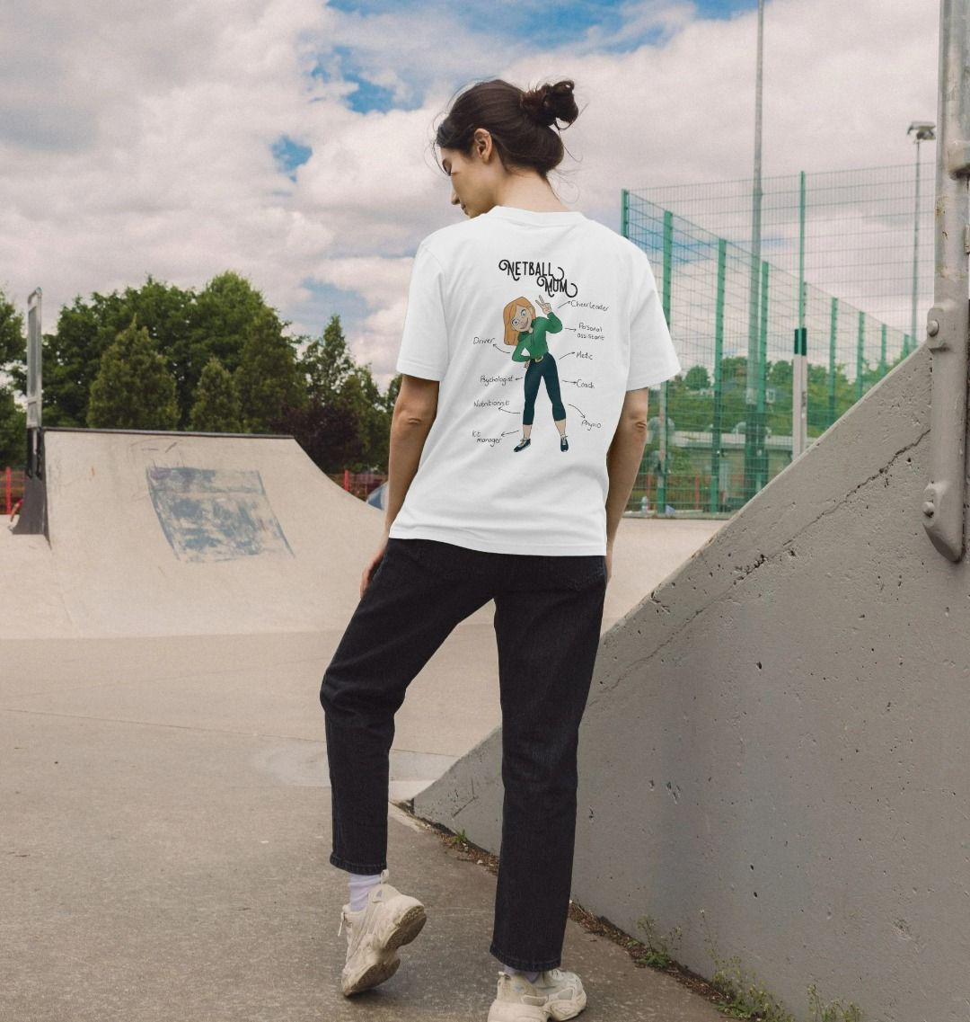 Netball Mum design 4 T-shirt