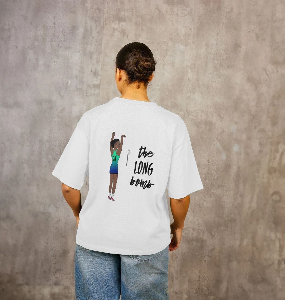 The Long Bomb Oversized T-shirt (GA edition)