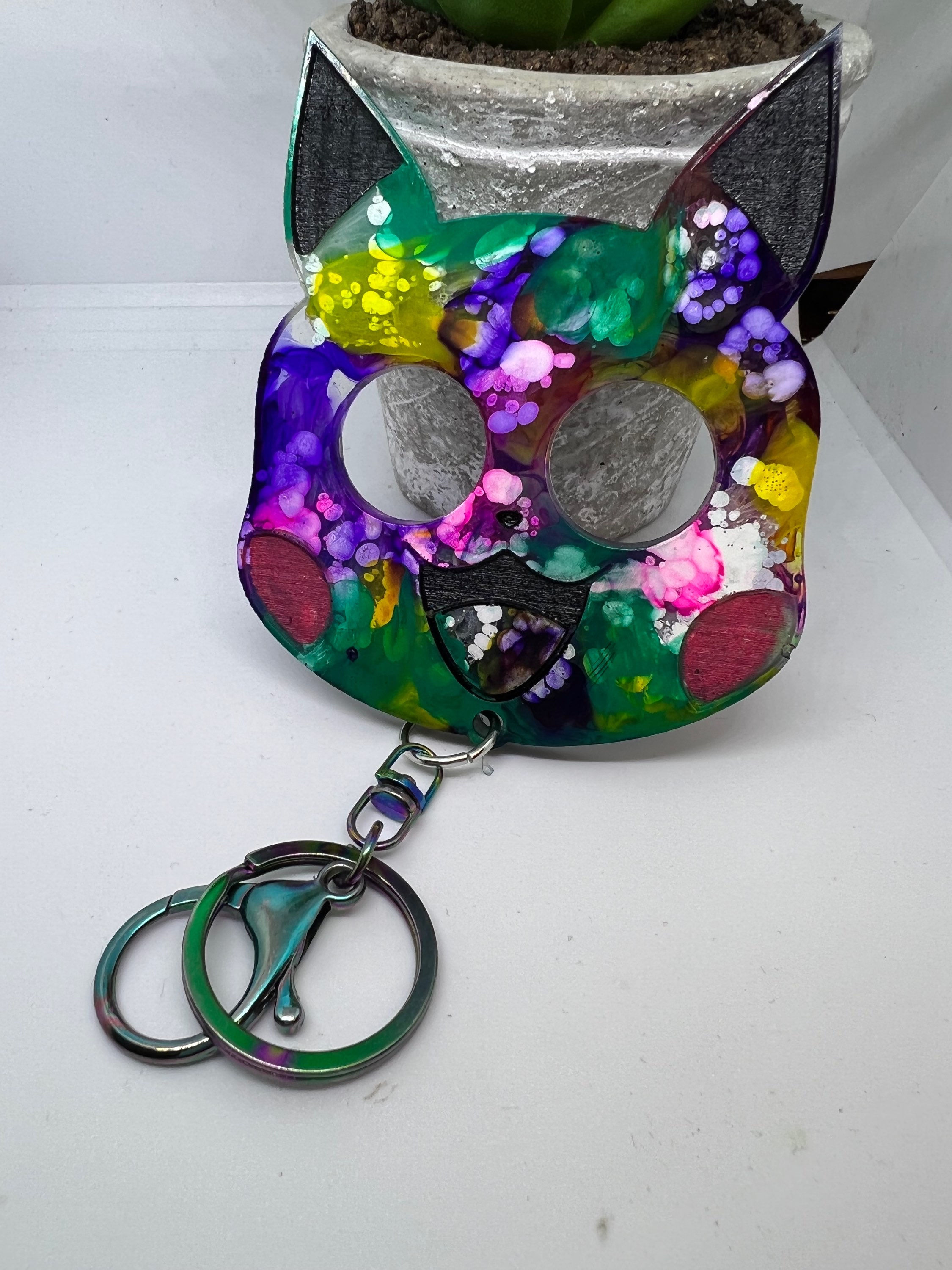 Pokémon inspired key chain resin 