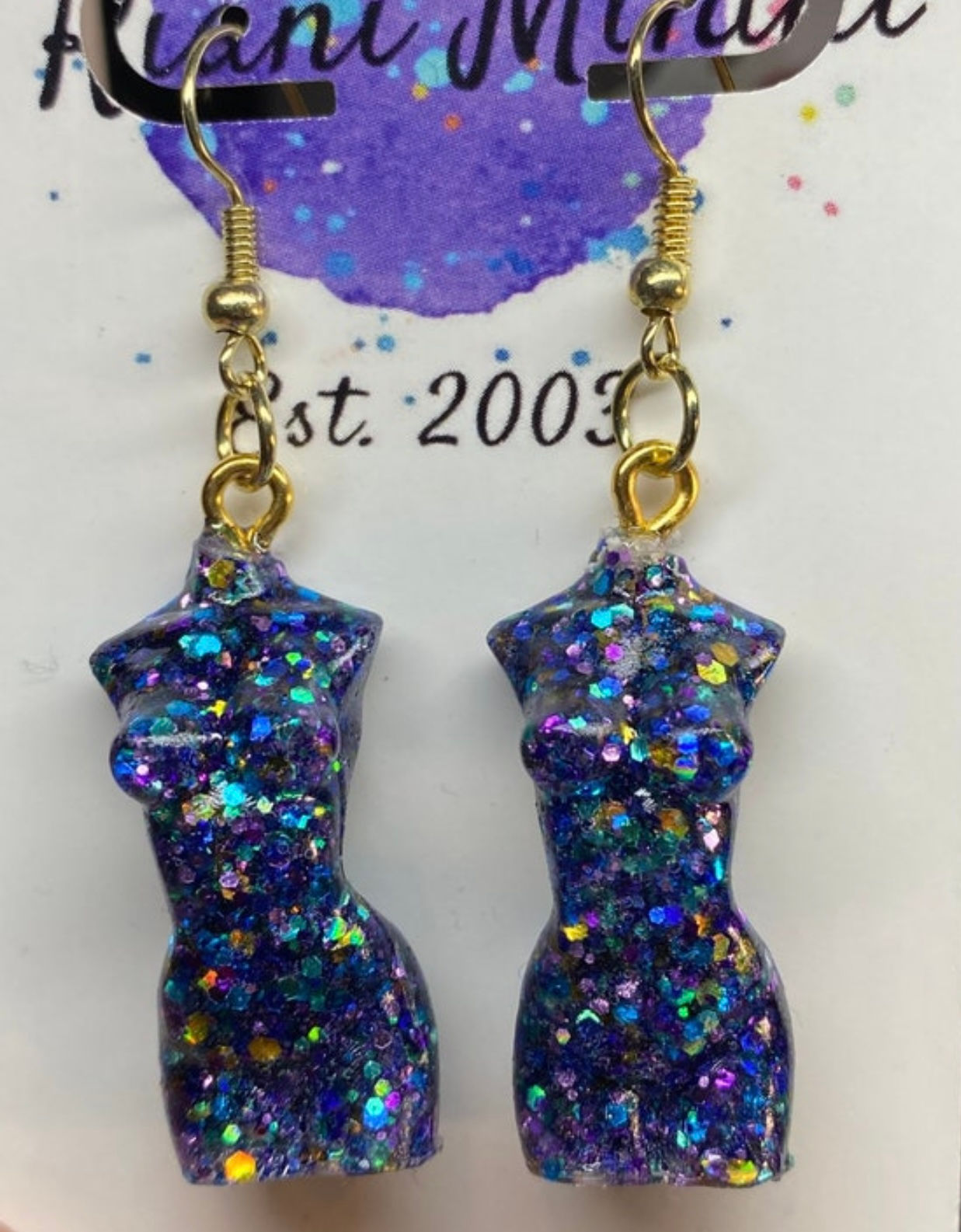 Sparkling Give Em Body  goddess earrings