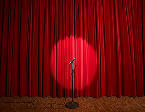 Microphone sur scène