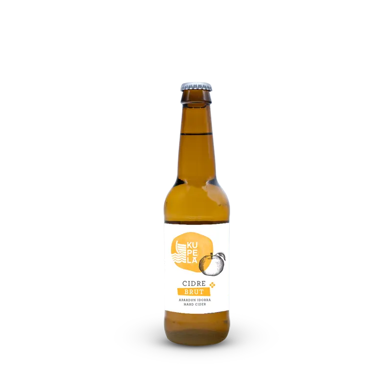 Cidre Brut Basque  33cl – 100 % pommes fraîches