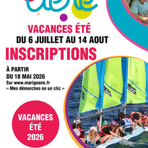 Inscriptions Centre Aéré Vacances Été 2026 👦🏻