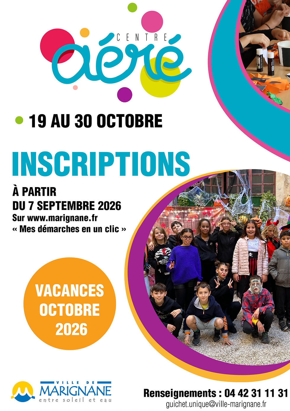 Centre aéré - octobre 2026