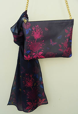 Roses and butterflies bag 