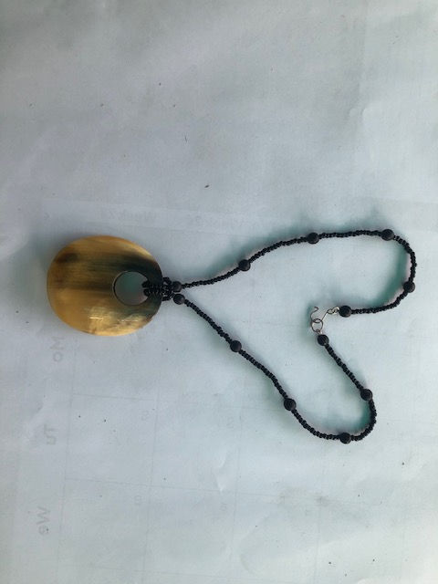 Thumbnail: Sculpted Bone and Beads Necklaces - various designs