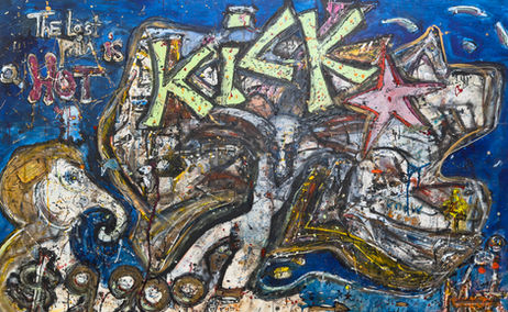 Adrenalin junkey
size: 160 cm x 100 cm