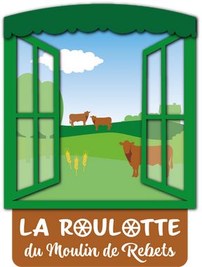 Logo pour l'hébergement La Roulotte du Moulin de Rebets
