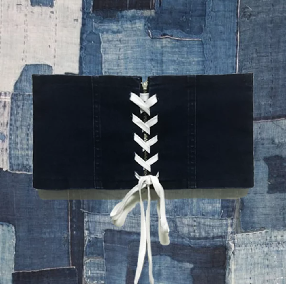 I can make you a Denim Lace Up Corset Belt