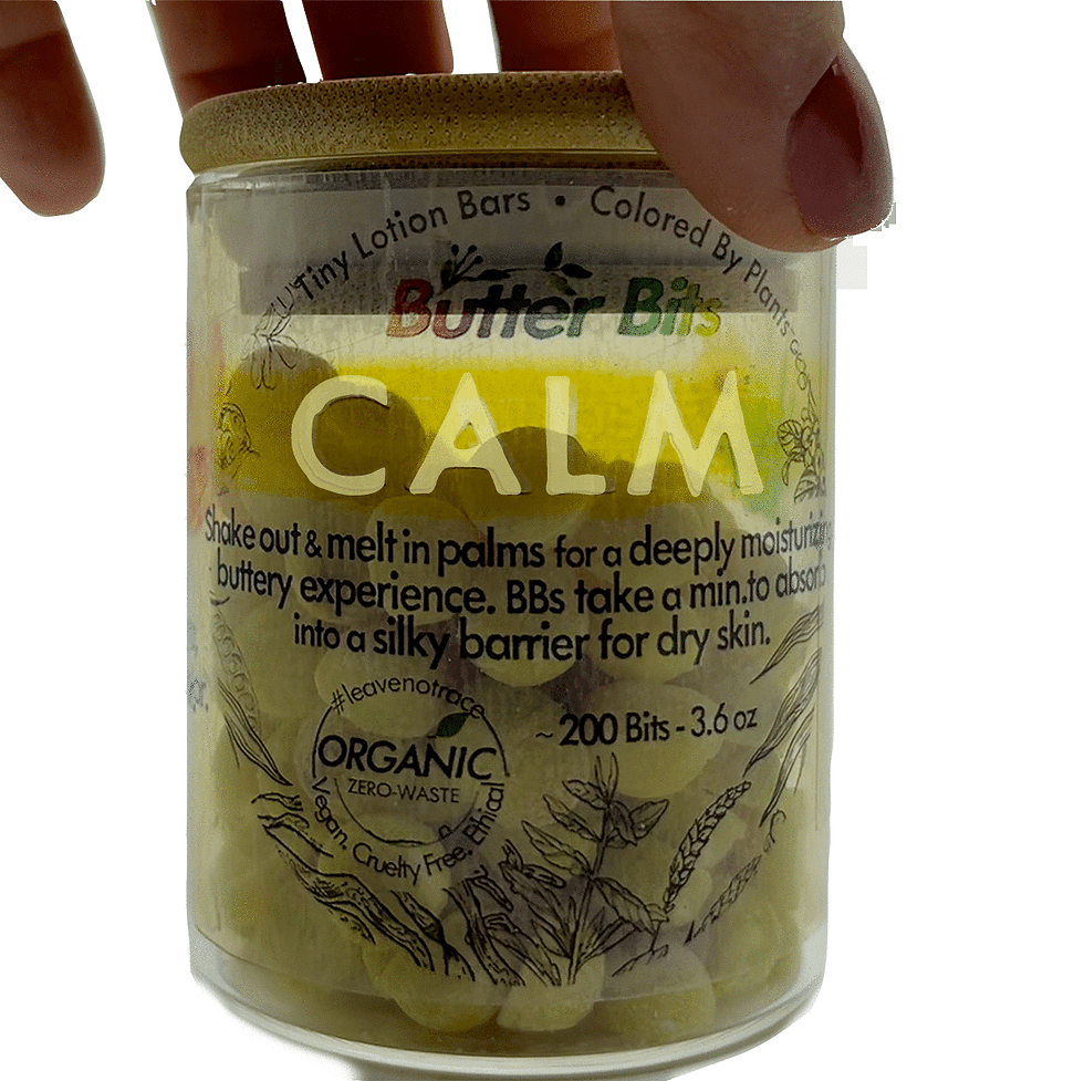 Thumbnail: lotion bars in glass jar dispenser for dry hands and nails