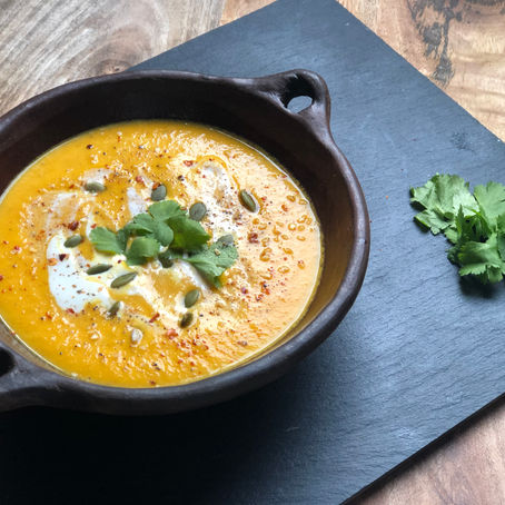 Crema zanahoria y jengibre