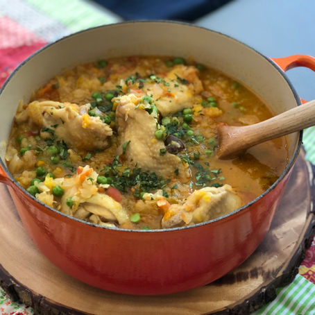 Pollo arvejado Thermomix