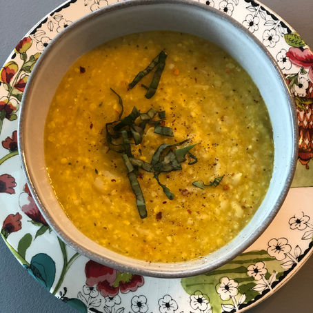 Porotos con mazamorra thermomix