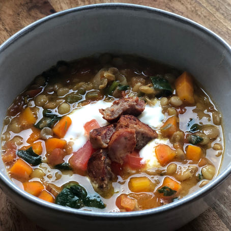 Lentejas a la italiana