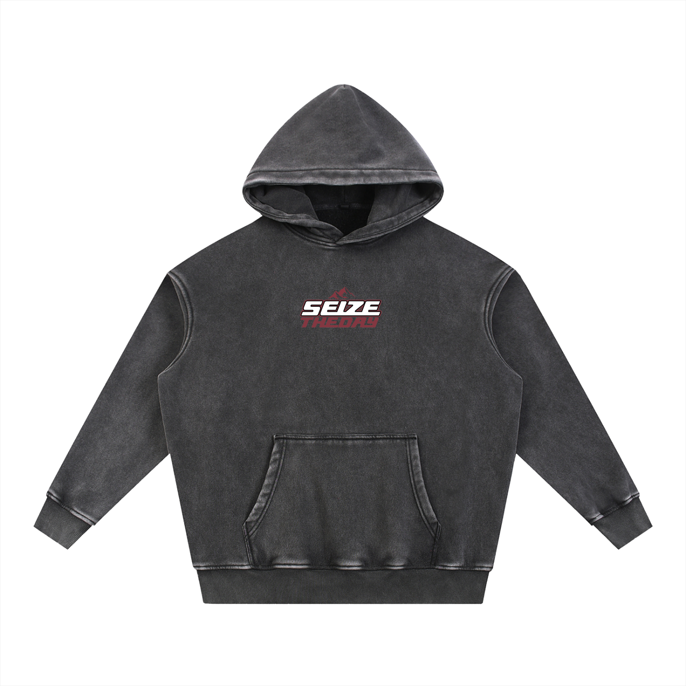 Snow Wash Fleece Oversize Hoodie