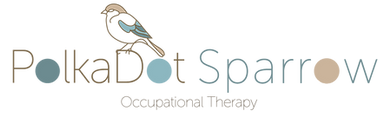 Polkadot Sparrow Occupational Tharapy Logo