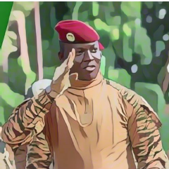 President of Burkina Faso, Ibrahim Traore