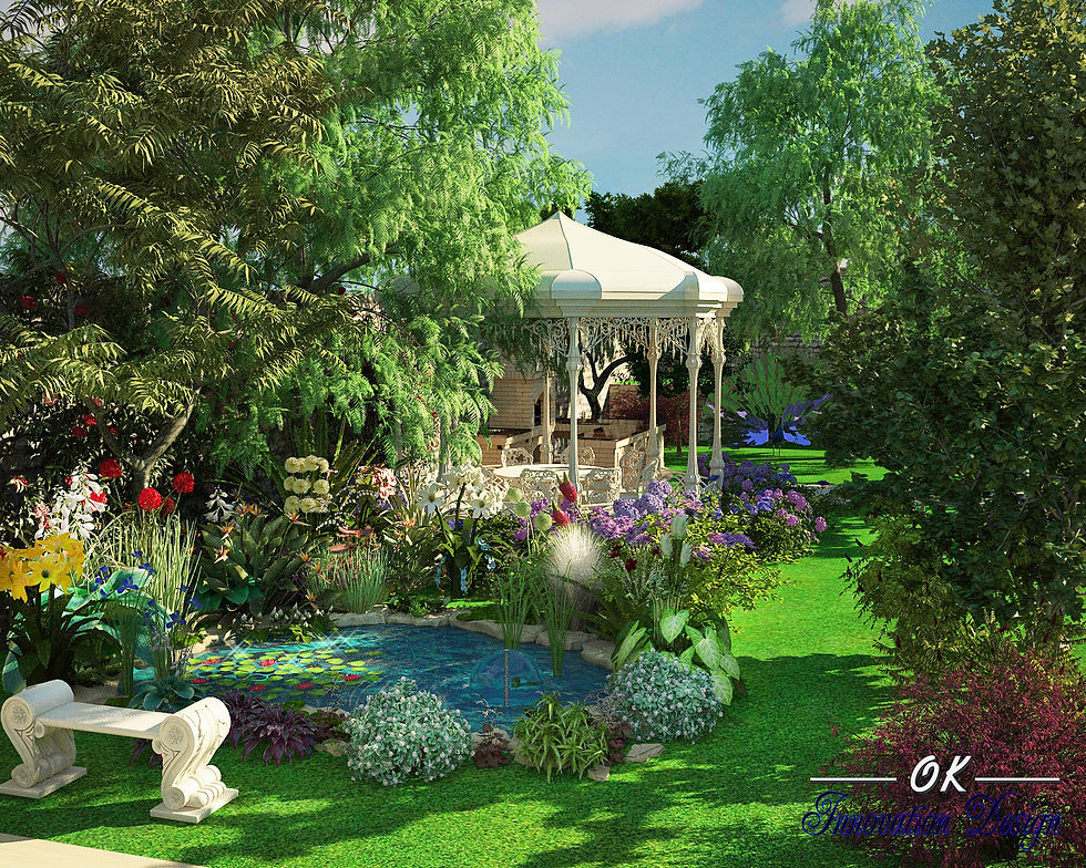 Ланшафт Пруд ракурс 2.1