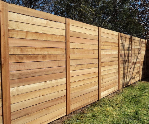 new-age fence, aesthetic, wood planks, posts, installation, picket, fence board