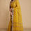 Thumbnail: WoodenTant Women's Pure Cotton Tant Saree in Mustard with woven Designer Border