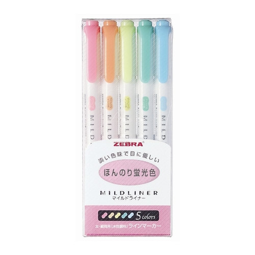 Zebra Mildliners Mild Fluorescent Bigger Dreams Co