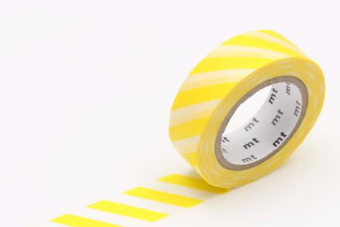 MT Stripe Lemon Washi Tape