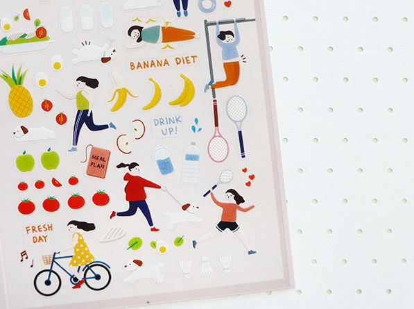 Thumbnail: Suatelier Stickers No.1063 - Diet