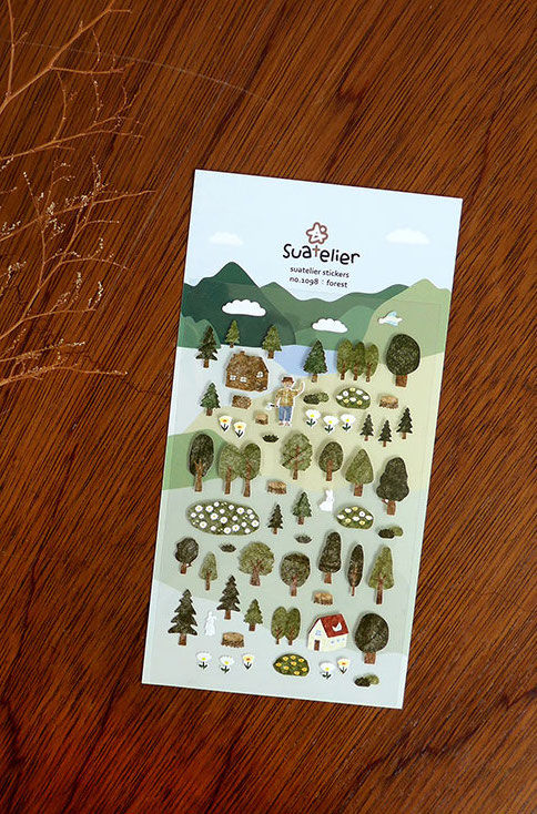 Thumbnail: Suatelier Stickers No.1098 - Forest