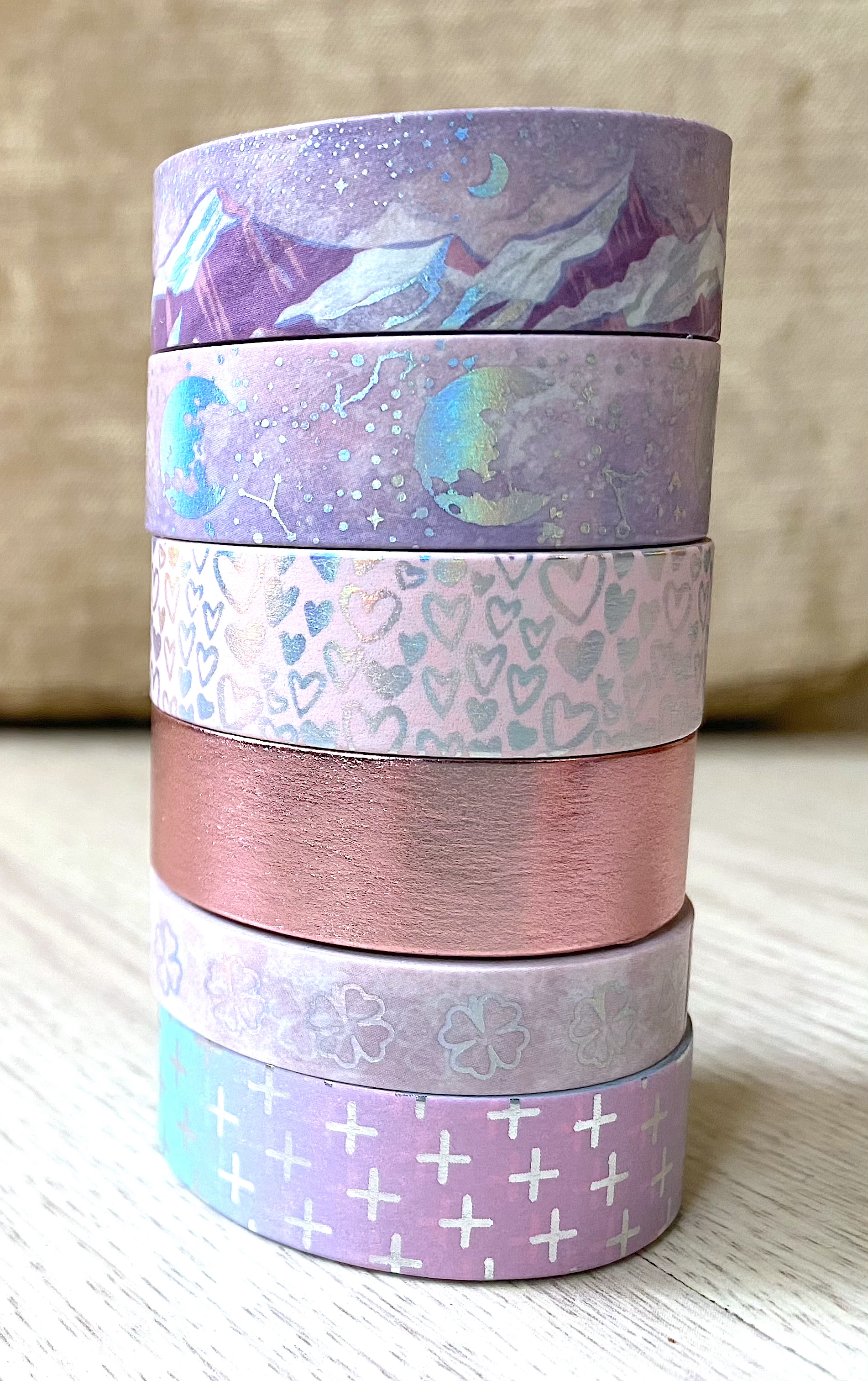 Enchanted Holographic Washi Tape Pack of 6
