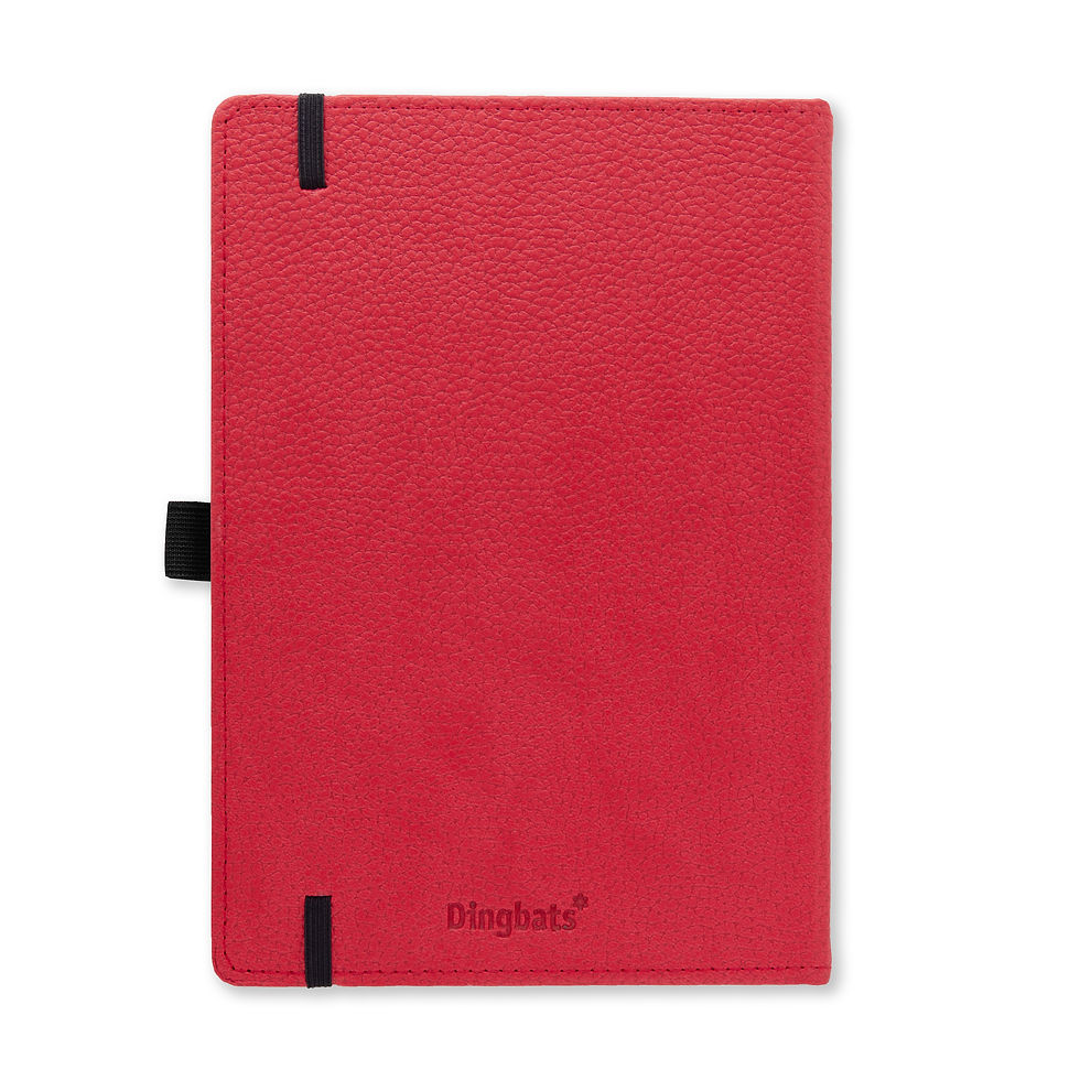 Thumbnail: Dingbats* Wildlife A5+ Dot Grid Notebook - Red Kangaroo