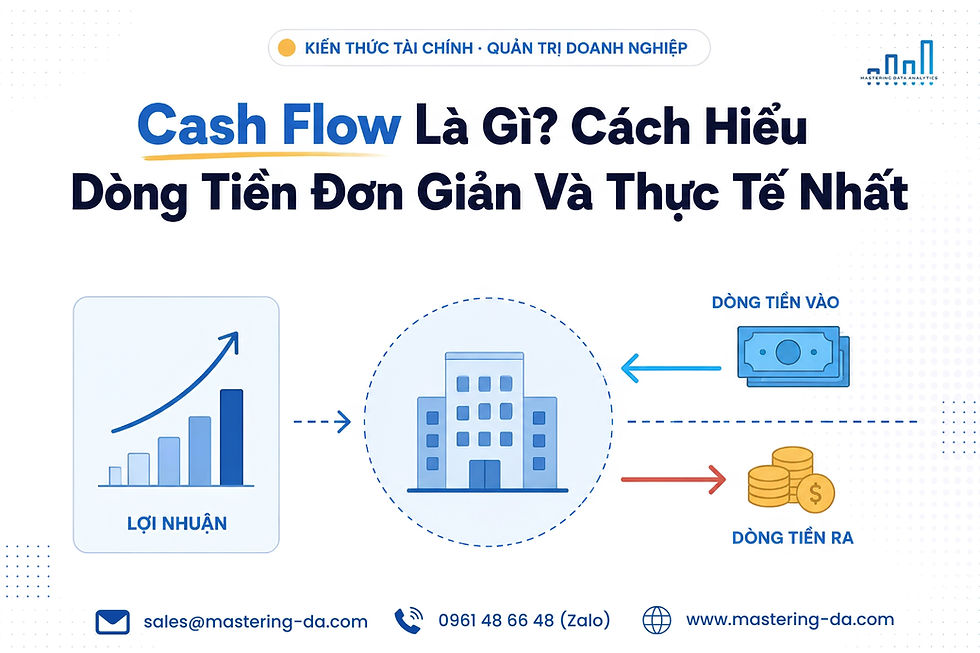 Cash Flow Là Gì? Cách Hiểu Dòng Tiền Đơn Giản Và Thực Tế Nhất