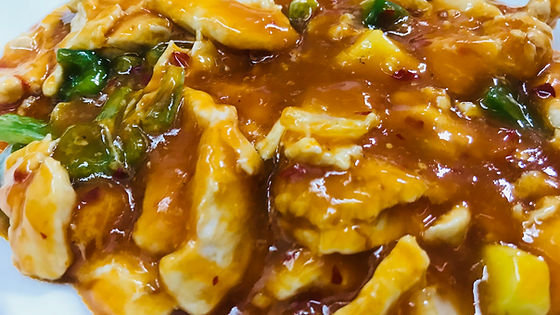 -42-Pechuga de pollo con salsa picante