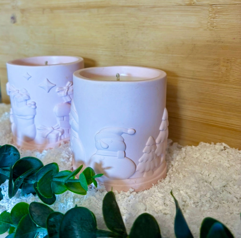 Snowy Fairies Christmas Soy Candle