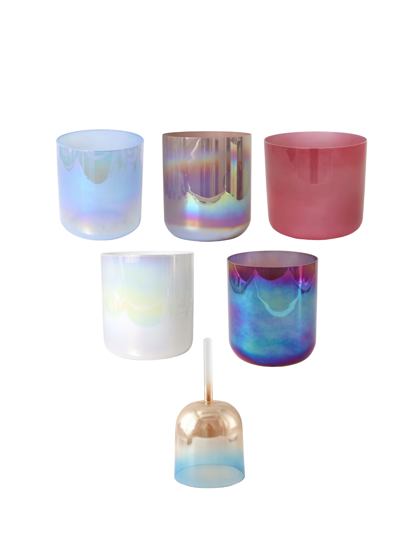 The Full Bloom 6 Bowl Crystal Sound Set