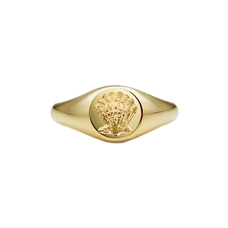 round crest signet ring