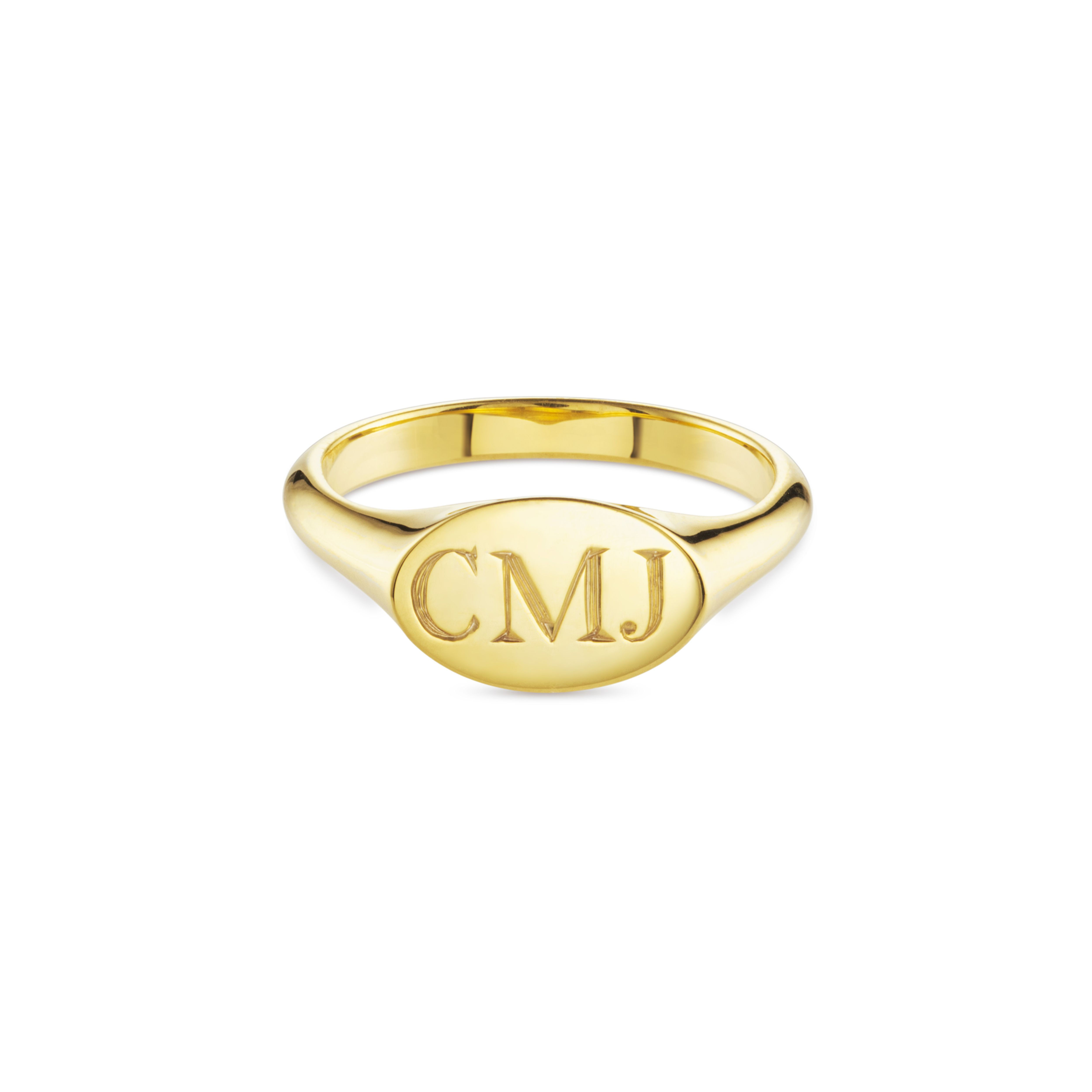 Heritage Initials Signet Ring