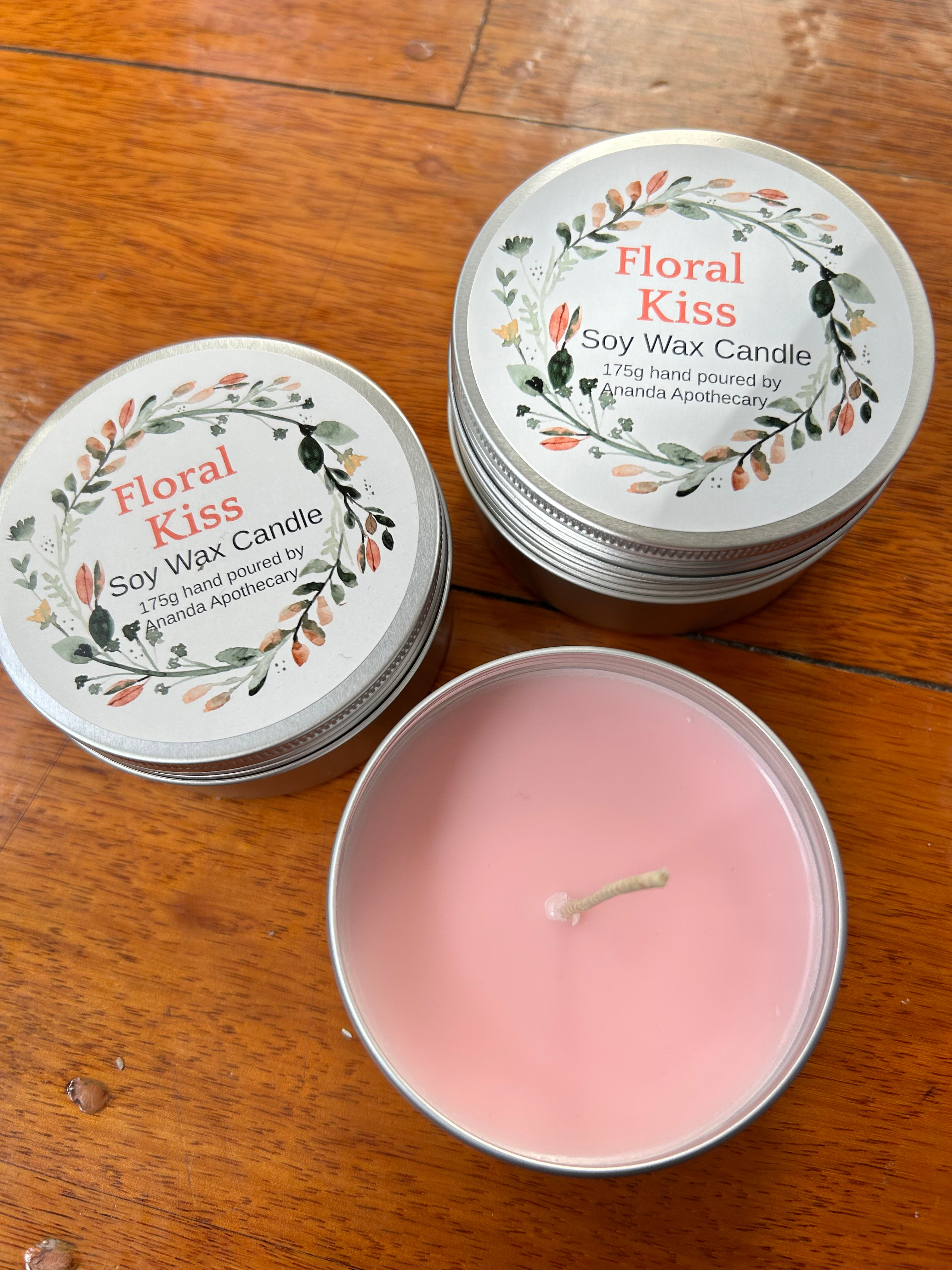 Floral Kiss Soy Candle