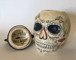 Mickey Skull cookie jar #3