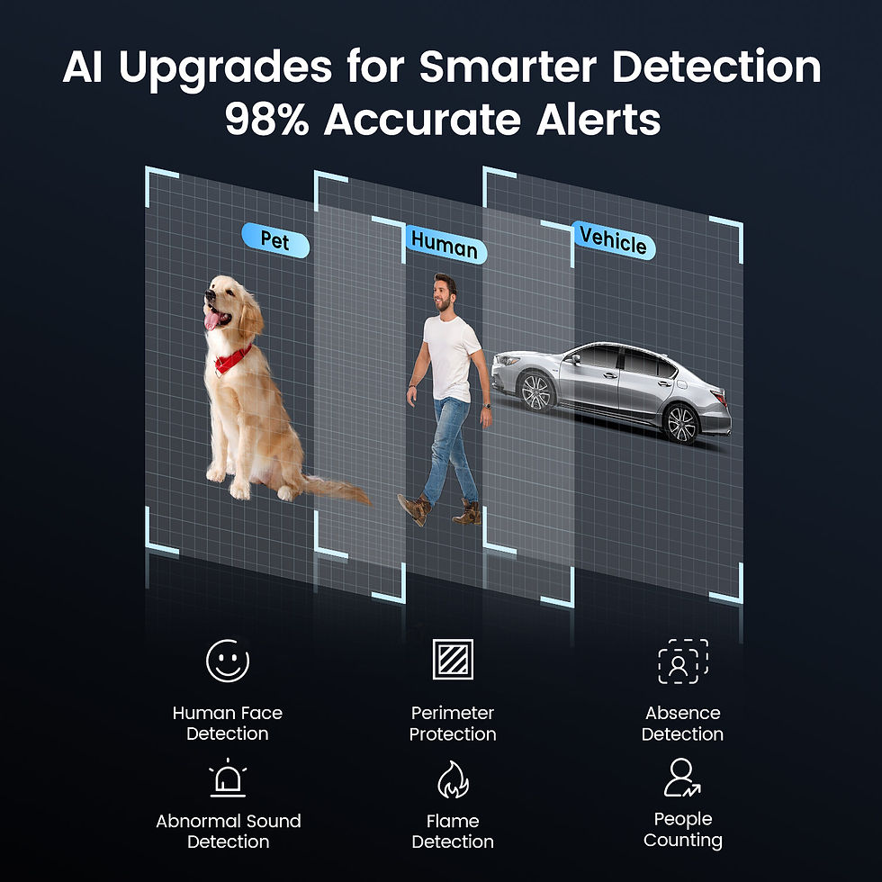 Thumbnail: ZOSI C296 5MP/8MP PTZ WiFi 6 Camera Person Vehicle Package Detect Wireless CCTV 